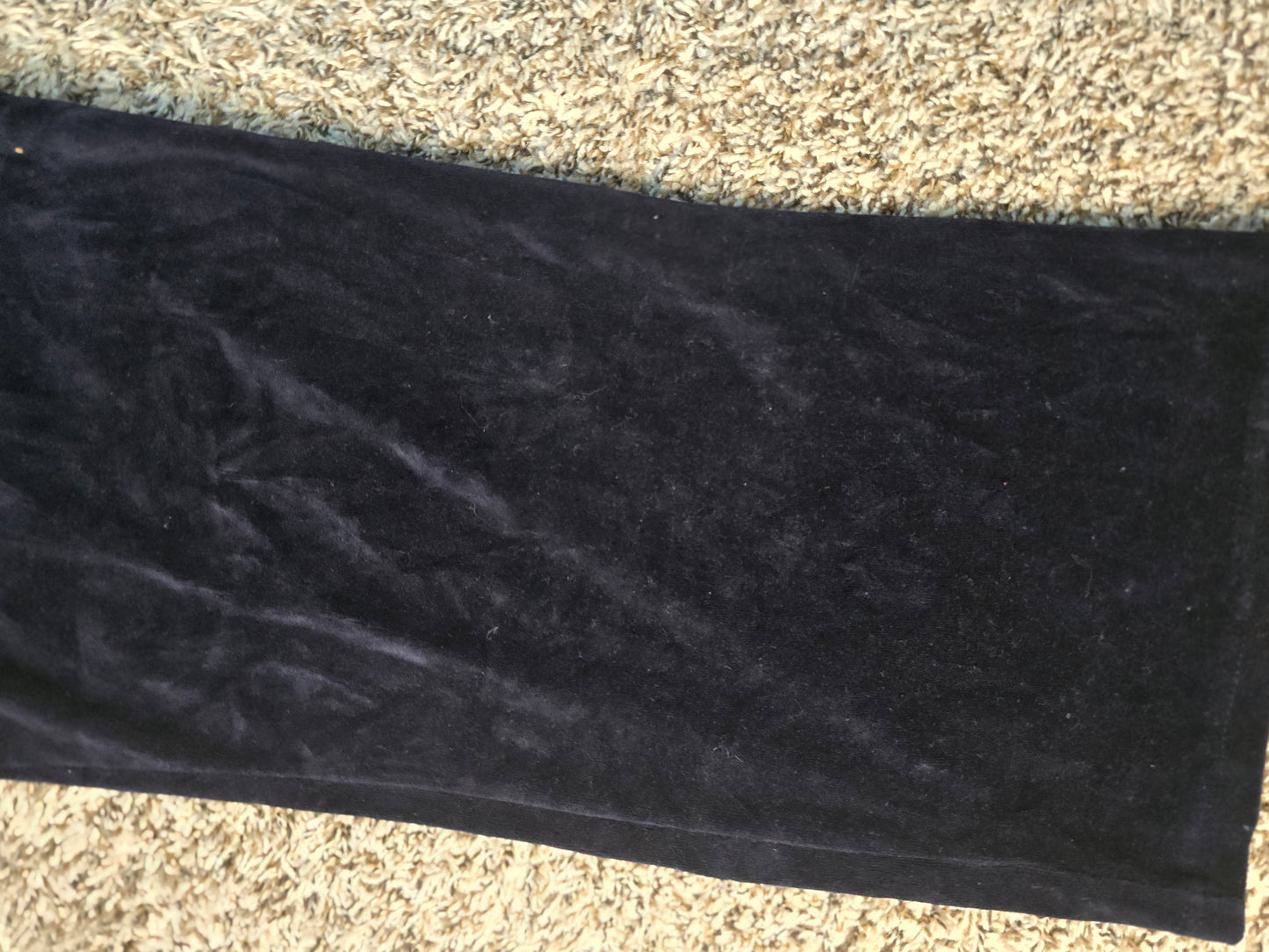 Blue Velour/Suede-Look Lounge Pants – Size 2X