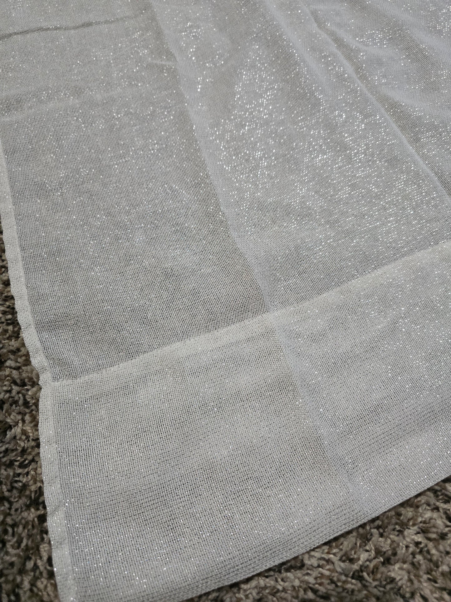 4-Piece Tan Shimmer Curtain Set – 80"L × 55"W Each