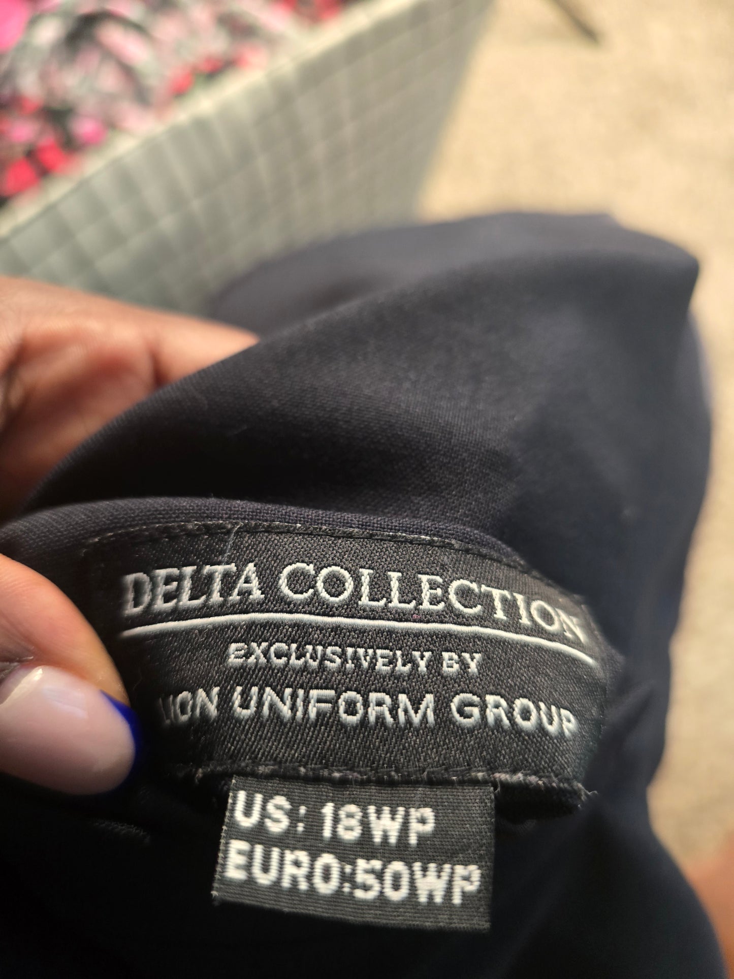 Delta Collection Men’s Dress Vest – Navy Blue – Size 18WP