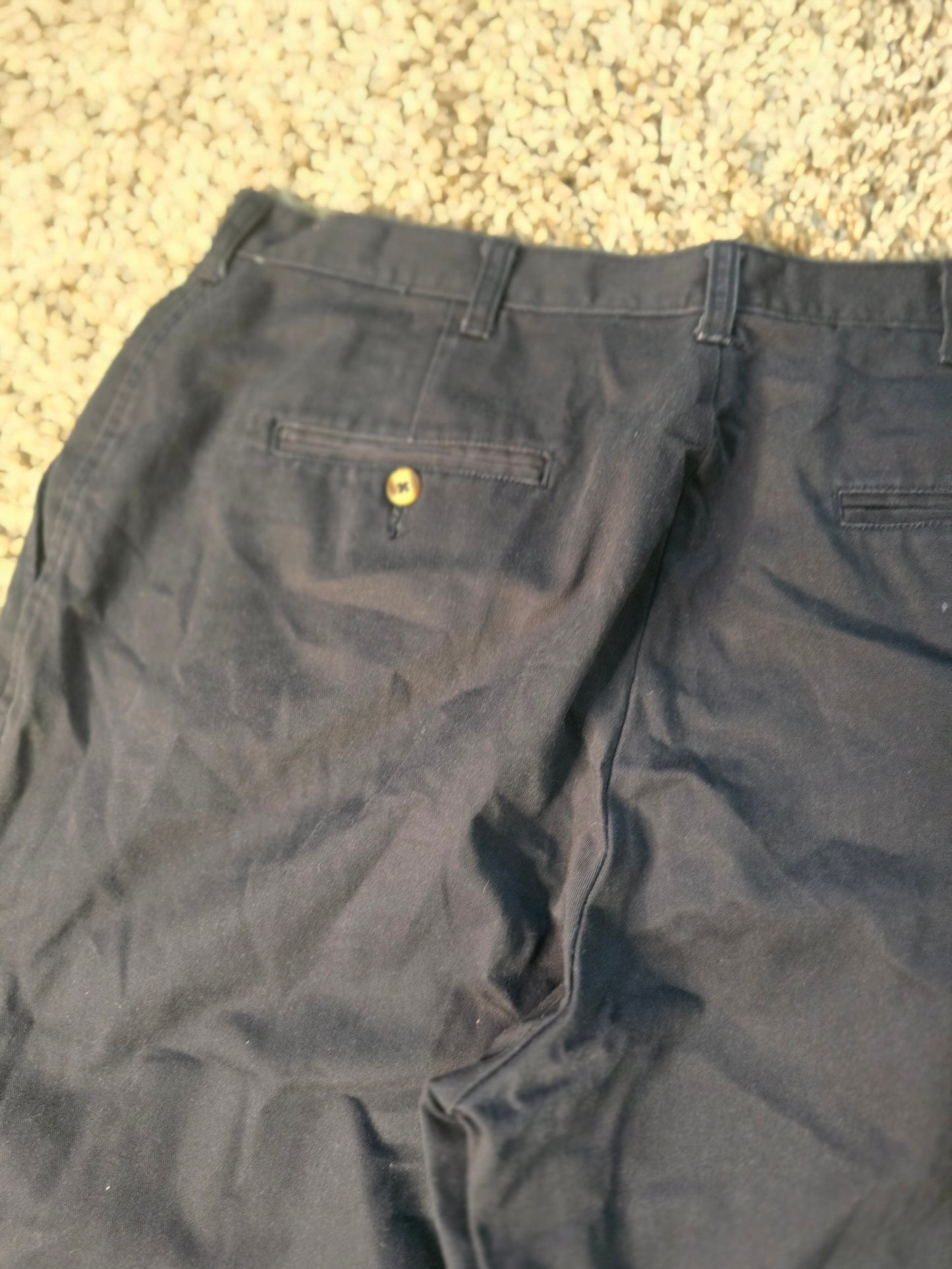 Men’s Blue Pleated Dress Pants – Size 38x32