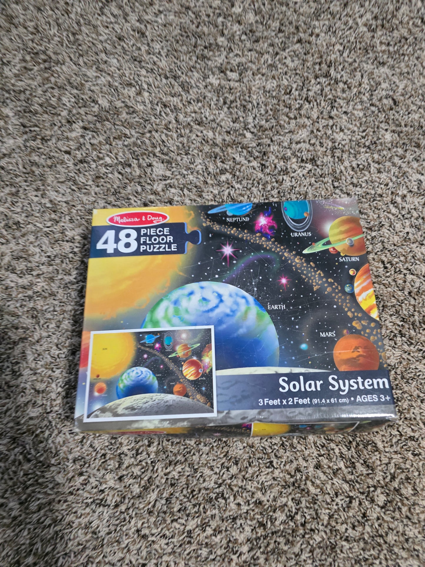 Melissa & Doug Solar System 48-Piece Floor Puzzle – 3' x 2'