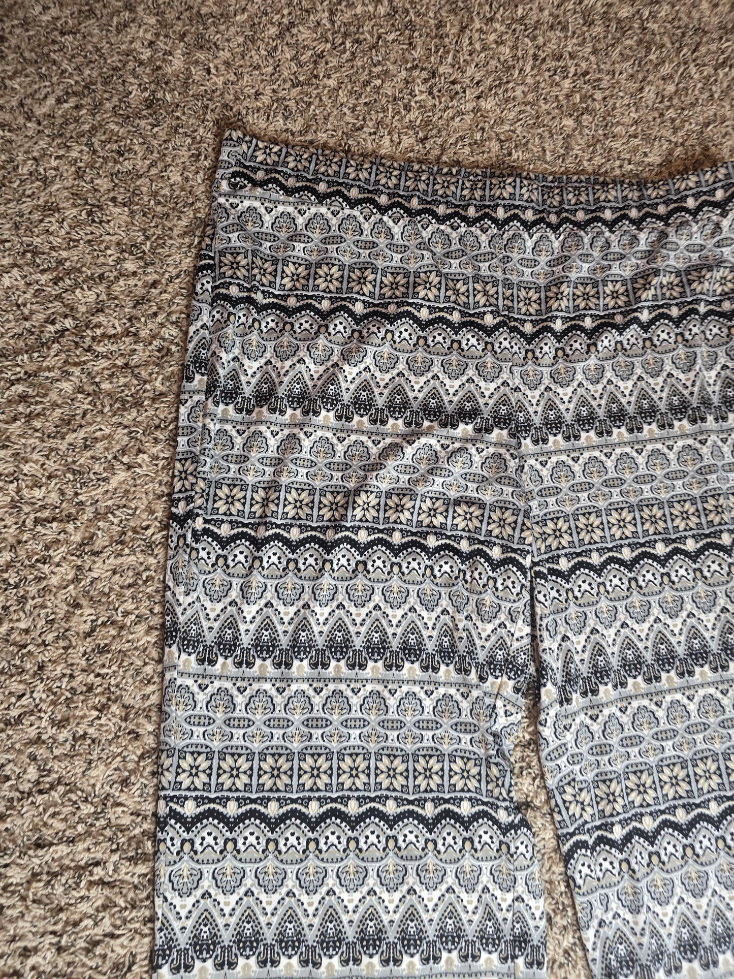 Kim Rogers Curvy Women's Printed Pull-On Pants – Size 2X