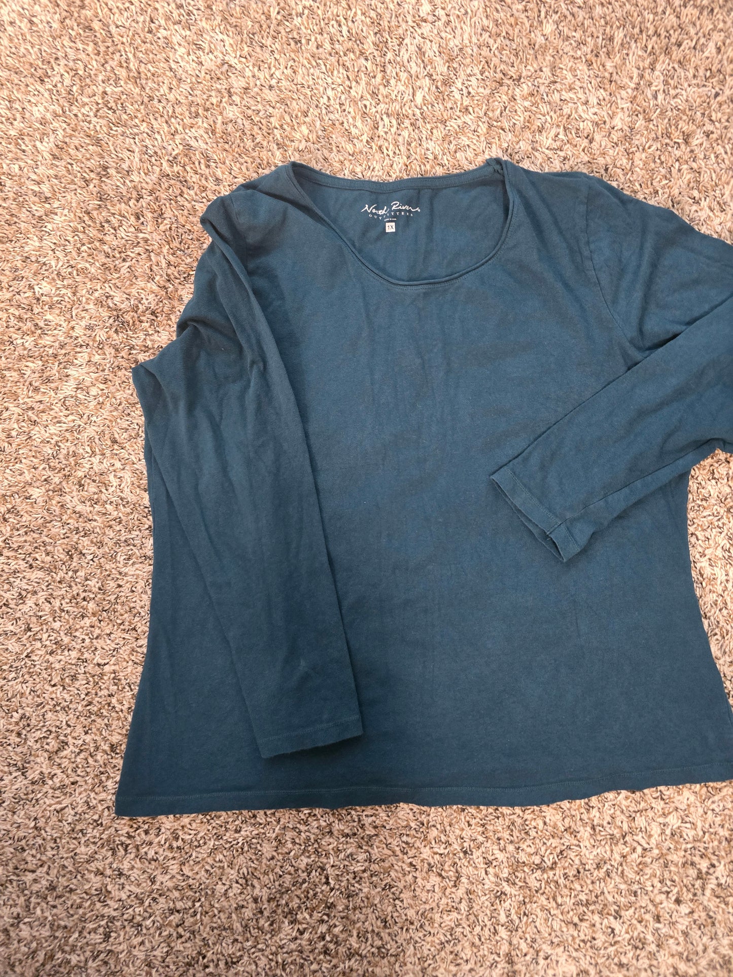 North River Outfitters Women’s Long-Sleeve Top – Size 1X