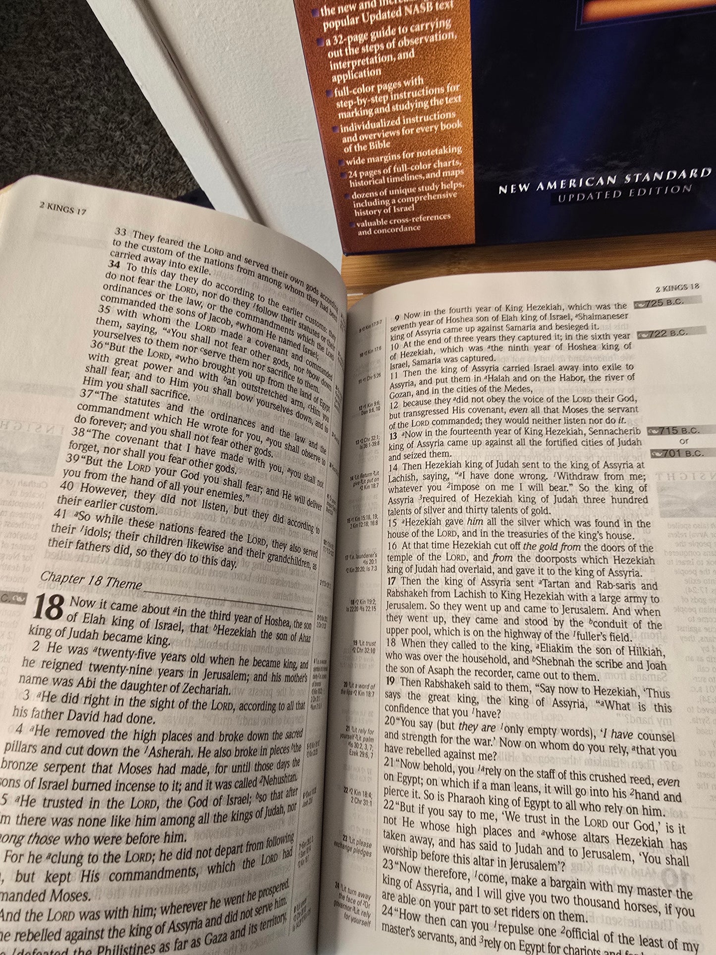 The New Inductive Study Bible NASB Updated Edition – Burgundy Leather-Look Hardcover w/ Box