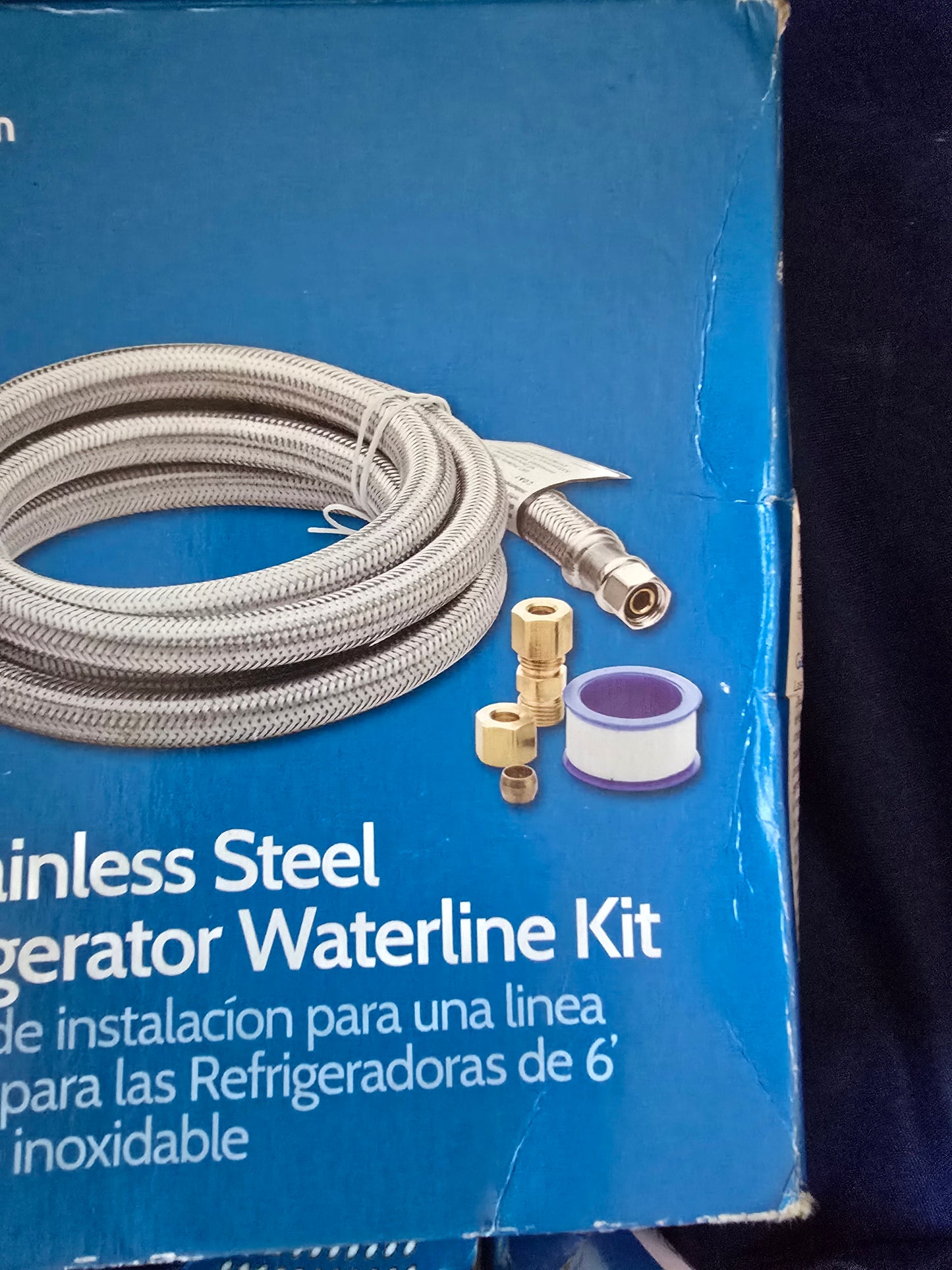 Smart Choice 6 Ft Stainless Steel Refrigerator Waterline Installation Kit – Complete
