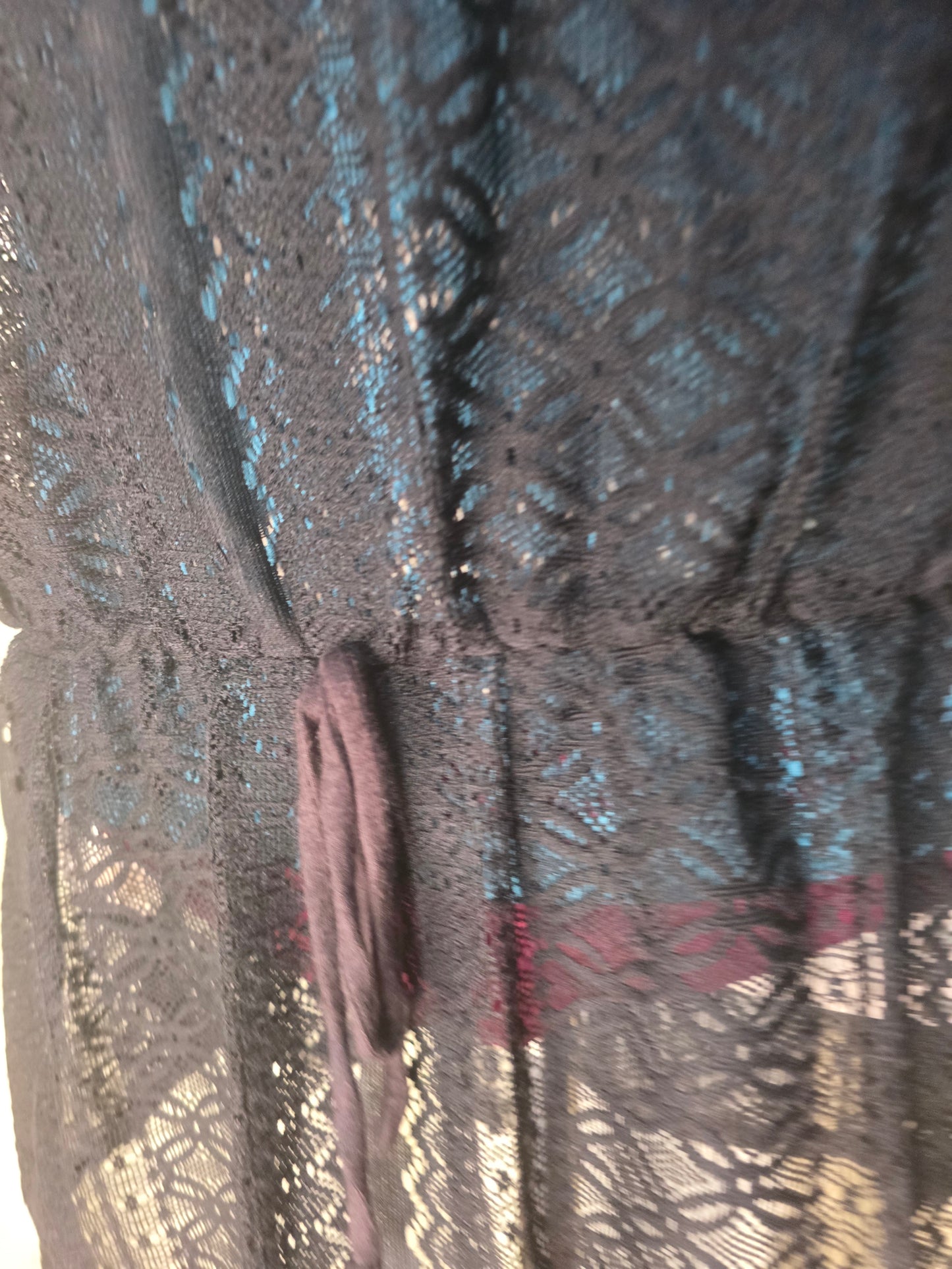 Maurices Black Lace Swim Cover-Up – Women's Large