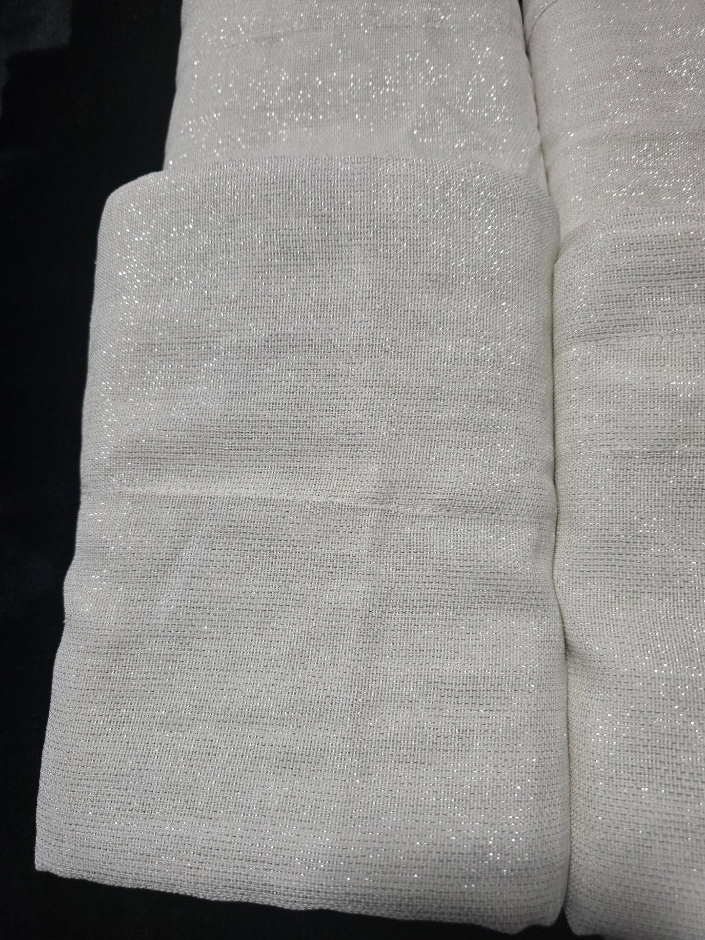 4-Piece Tan Shimmer Curtain Set – 80"L × 55"W Each