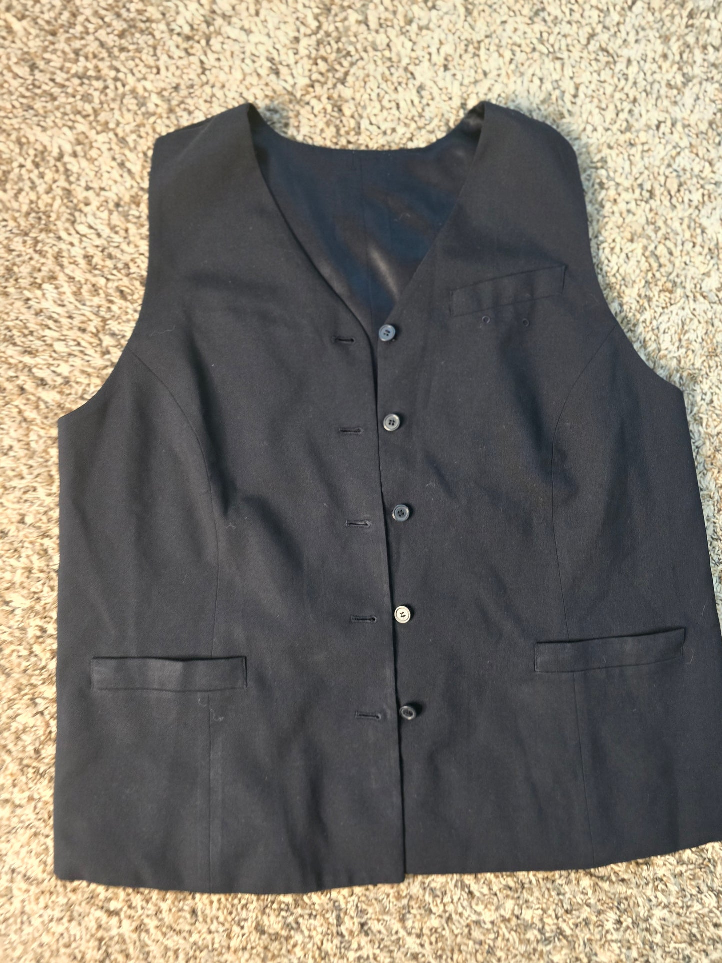 Delta Collection Men’s Dress Vest – Navy Blue – Size 18WP