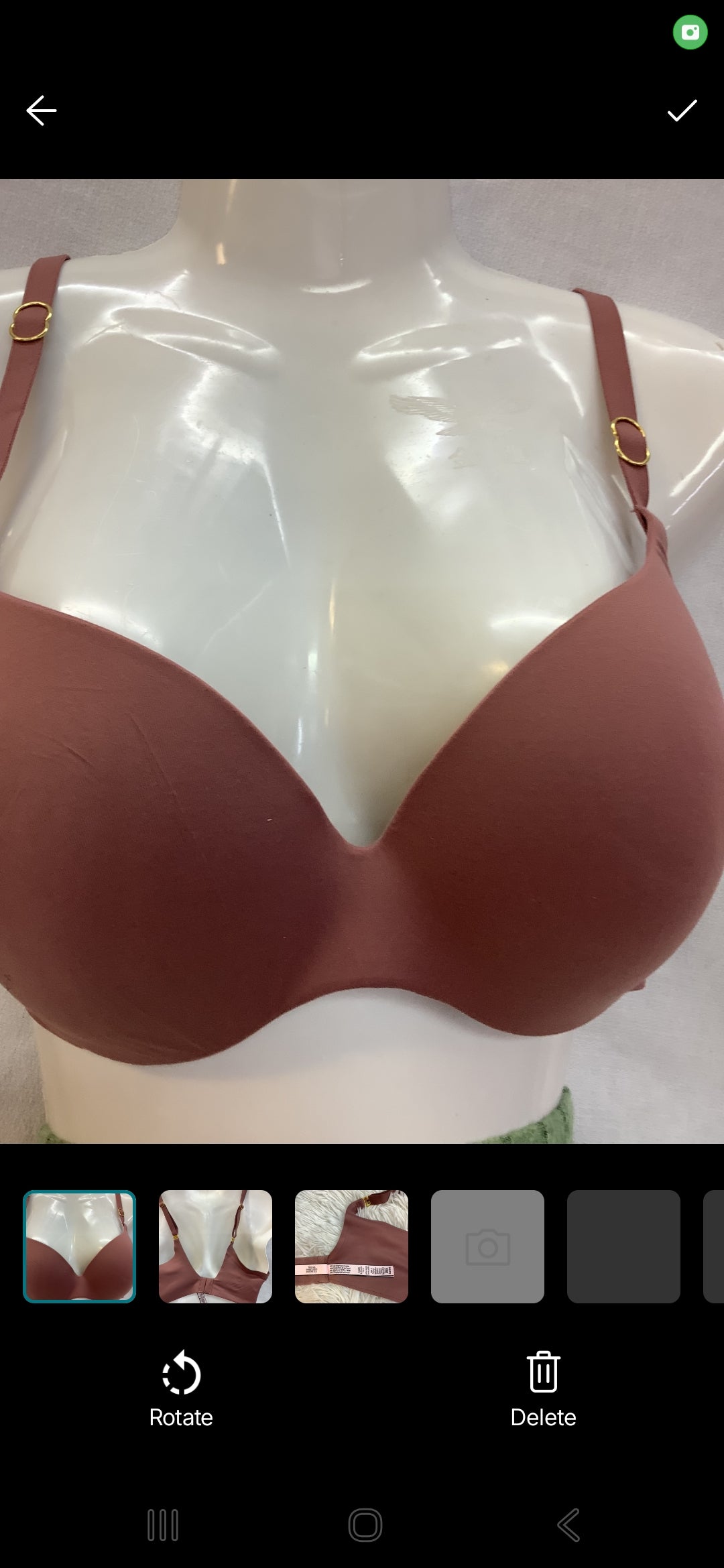 Victoria secret brown Bar 34D