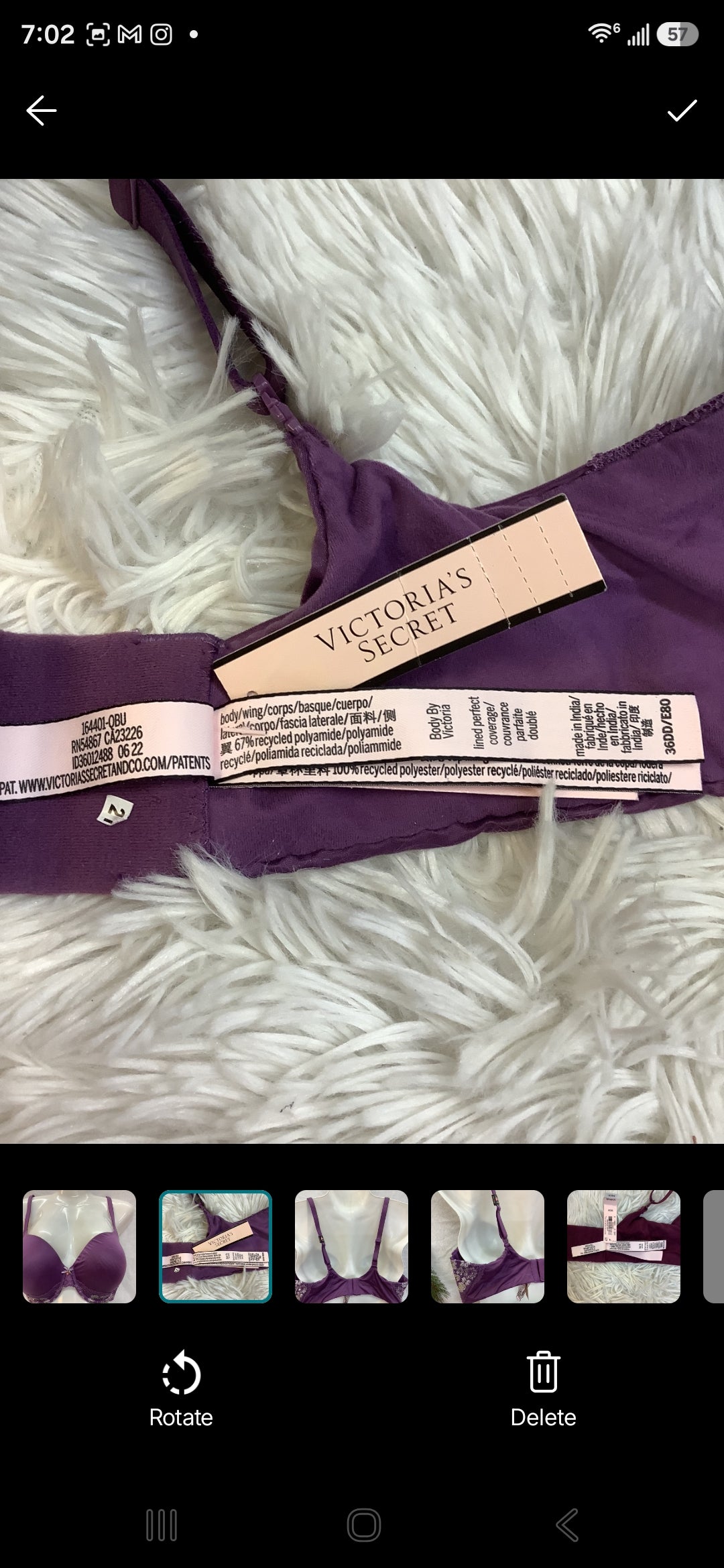 Victoria secret Bra 36DD