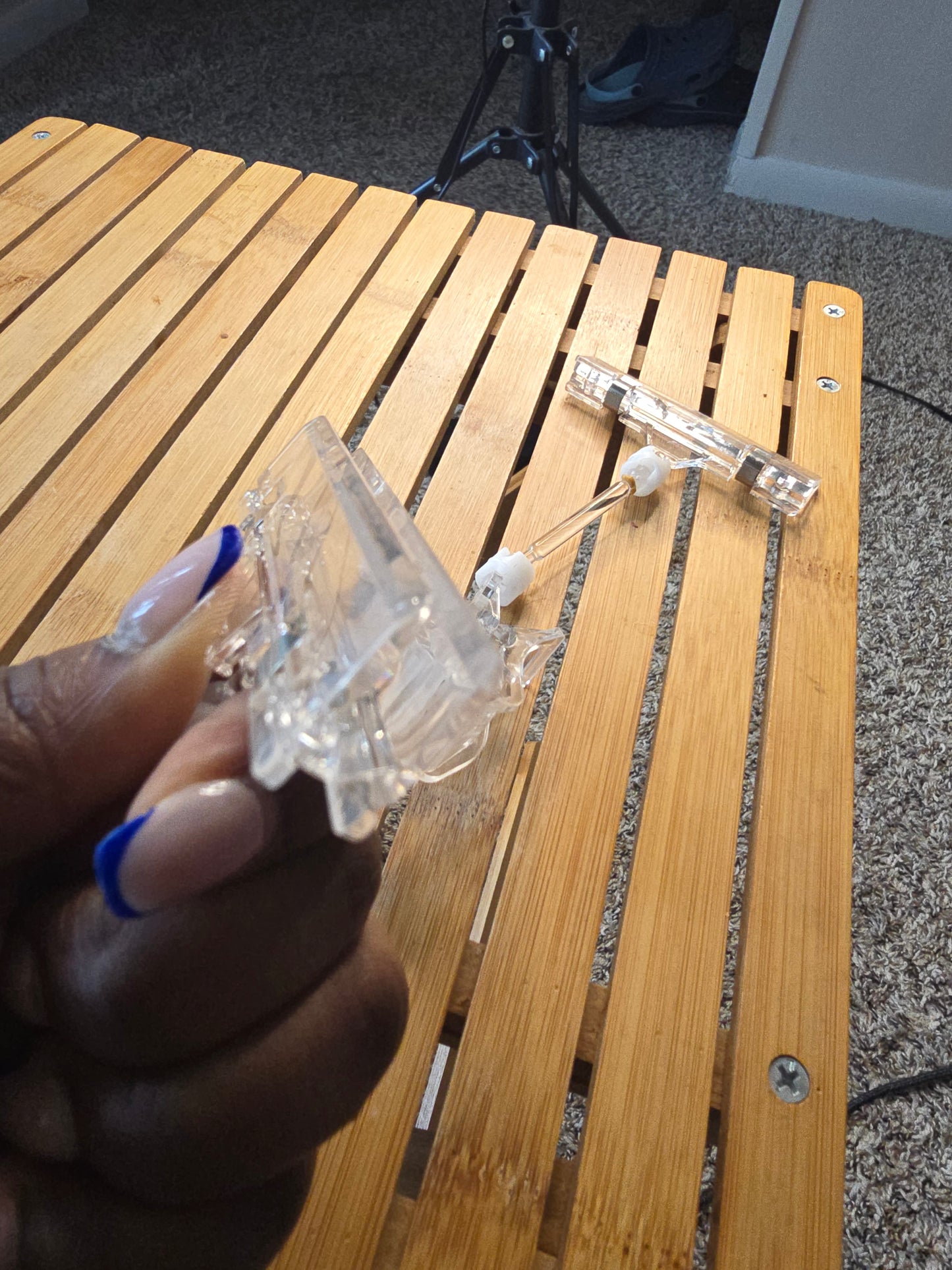 Set of 4 Clear Plastic Adjustable Retail Display Sign/Price Tag Clips