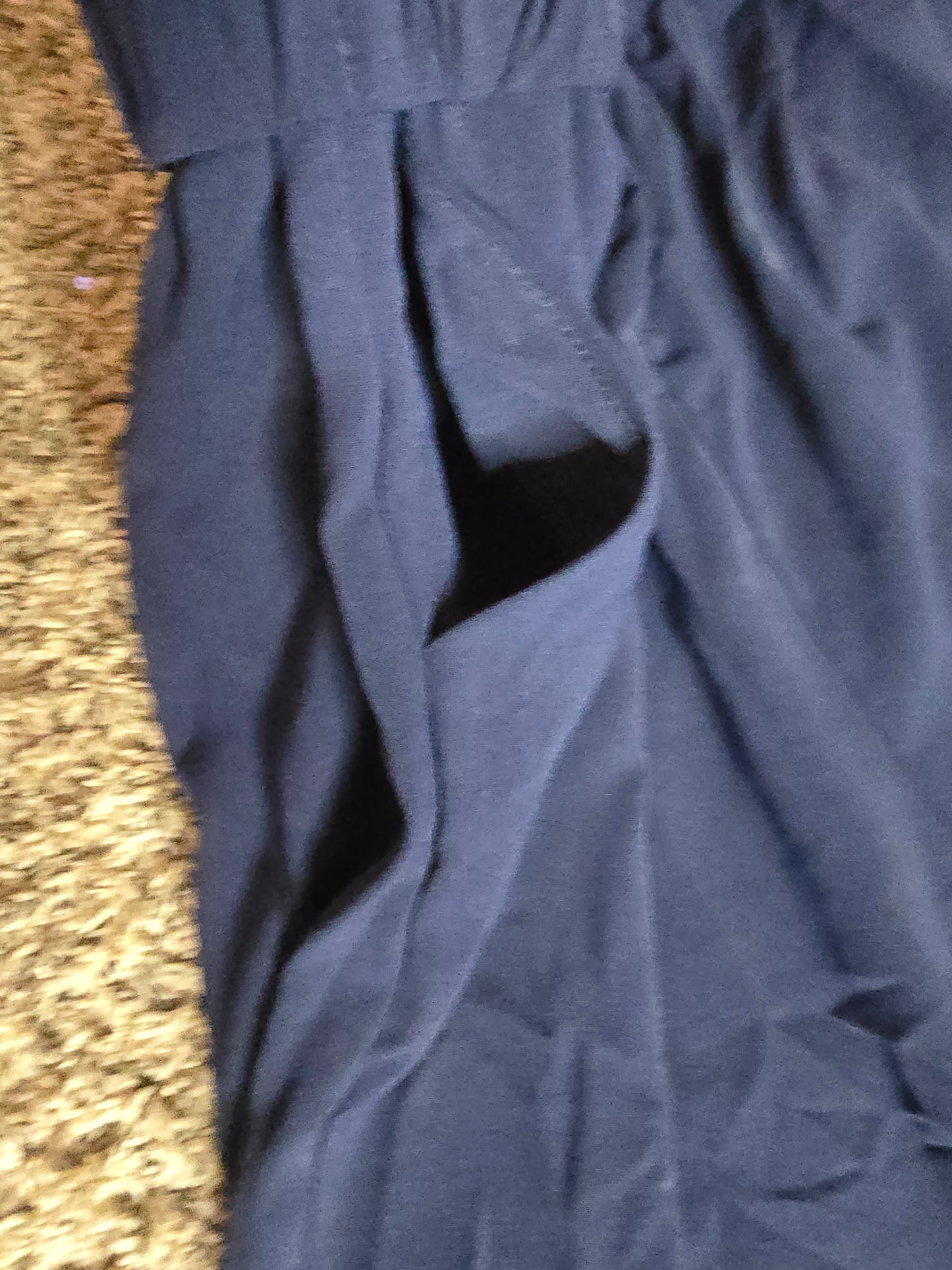 SHEIN Navy Blue Wide-Leg Pants – Women's Size Large