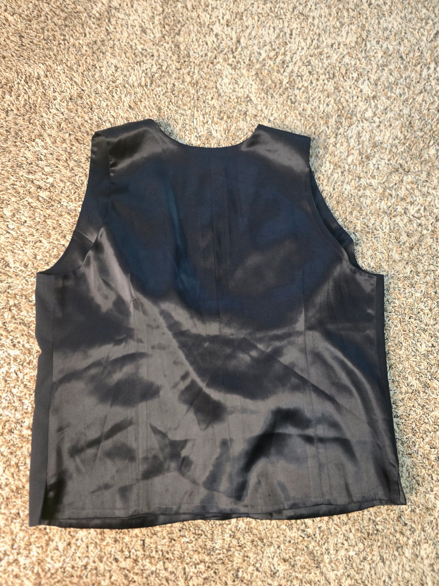 Delta Collection Men’s Dress Vest – Navy Blue – Size 18WP