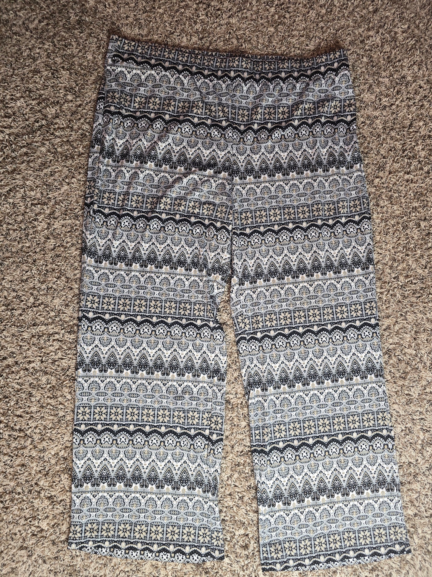 Kim Rogers Curvy Women's Printed Pull-On Pants – Size 2X